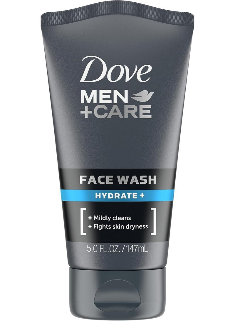 Dove Men+Care Men Hydrating Face Wash Hydrate Plus Deep Clean with MicroMoisture Technology 147ml - Image 1